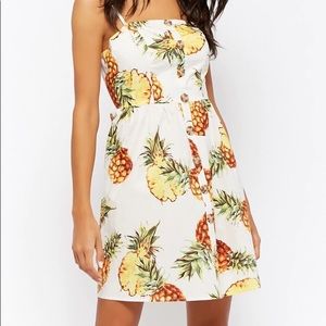 NWOT Pineapple Print Dress